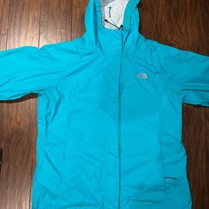 The North Face rain jacket.
